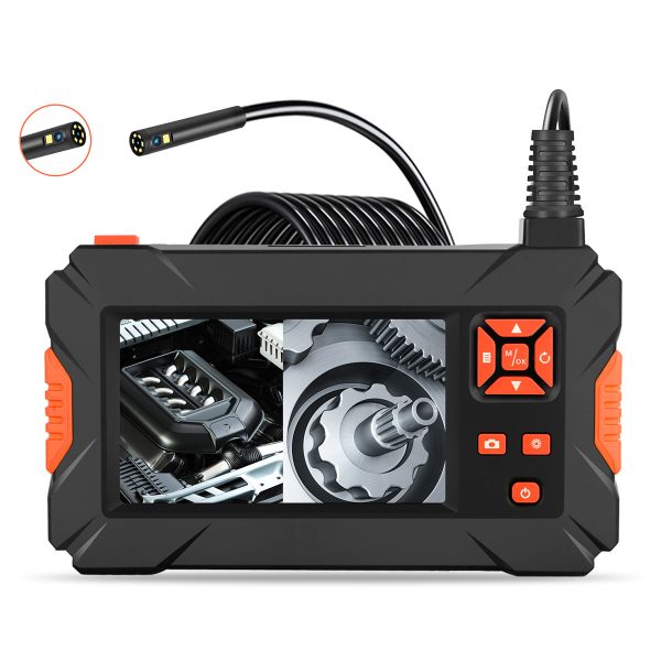 P130 5m Hard Wire Waterproof LED Drain Pipe Inspection Camera HD 5.5mm Dual-Lens 4.3-Inch Screen Borescope Online Sale