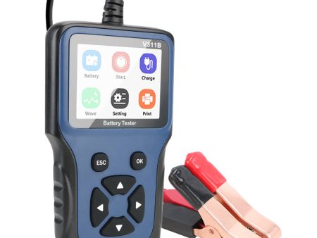 V311B 12V CCA Battery Tester 2.8-Inch Screen Digital Analyzer Test Tool for Car   Boat   Motorcycle Online