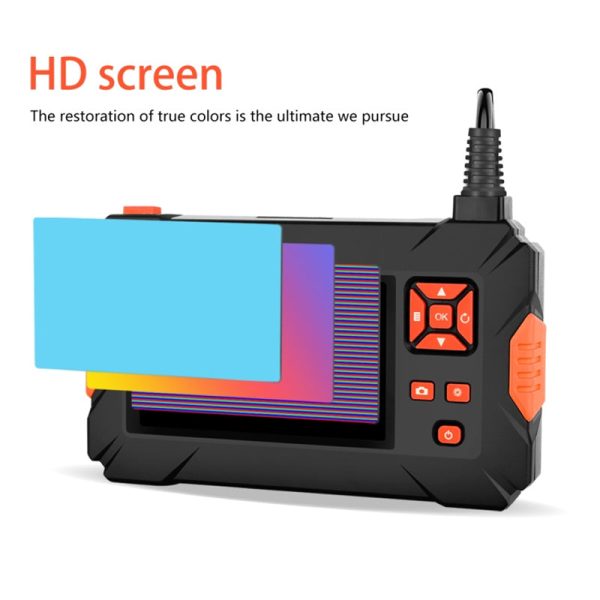 P130 5m Hard Wire LED Light Borescope Waterproof 8mm Dual-Lens Inspection Snake Camera Industrial Endoscope Hot on Sale