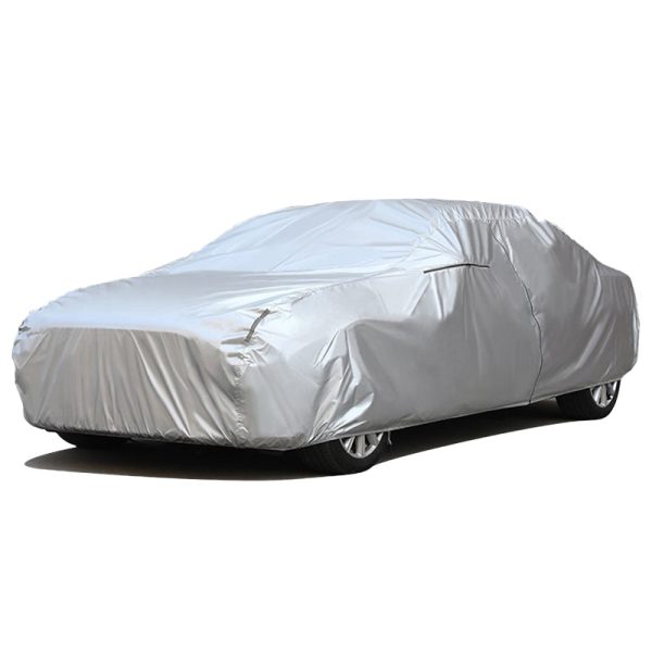 Full Car Cover Outdoor Waterproof All Weather Aluminum Foil Car Cover with Storage Bag Online