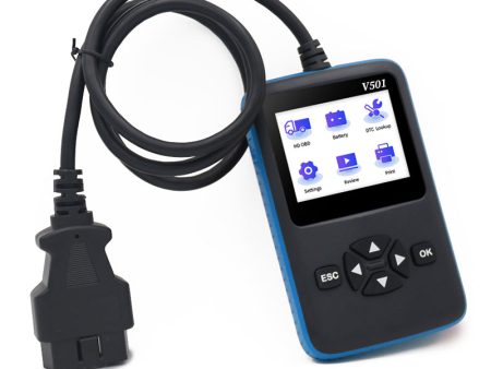 V501 OBD2 Car Truck Diesel Oil Diagnostic Tool Vehicle Engine Fault Code Reader Scanner Analyzer Sale