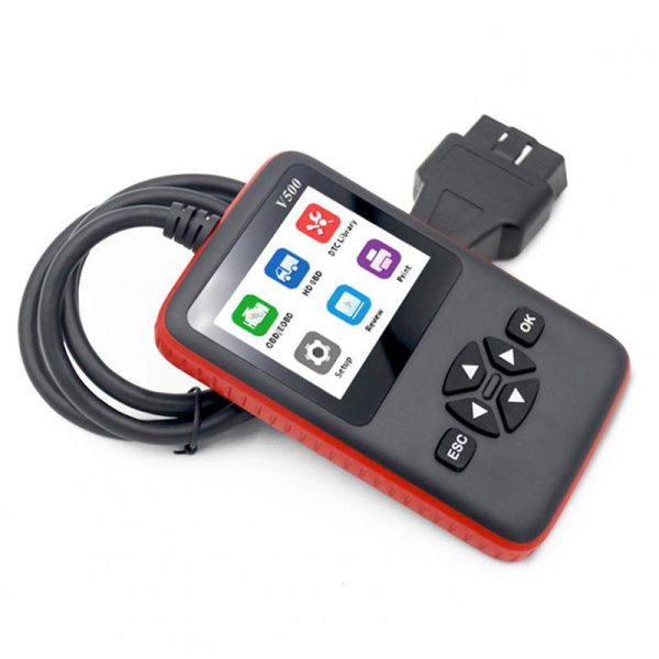 V500 Car Vehicle ELM327 OBD2 Engine Fault Code Reader Diesel Oil Diagnostic Tool Scanner Analyzer For Sale