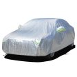 Car Cover Waterproof All Weather Rain Sun UV Protection Aluminum Foil Cover with Reflective Strips   Storage Bag Fashion