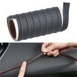 8m Car Interior Trim Strip Automobile Center Console PU Leather Adhesive Decorative Strip Fashion