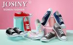 Talla: 40 - Zapatillas bajas de lona para mujer con cordones de moda, ligeras y transpirables, Blanco Hot on Sale